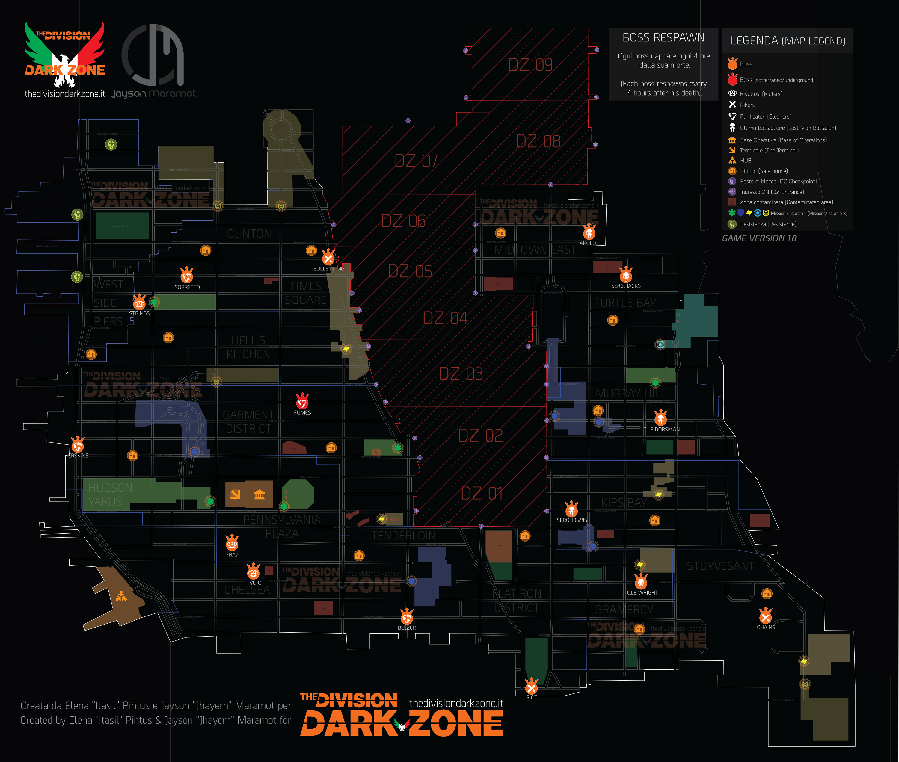 Drivkraft Shetland Undtagelse DARK ZONE AND PVE BOSS MAPS (updated) by The Division Dark Zone :  r/thedivision